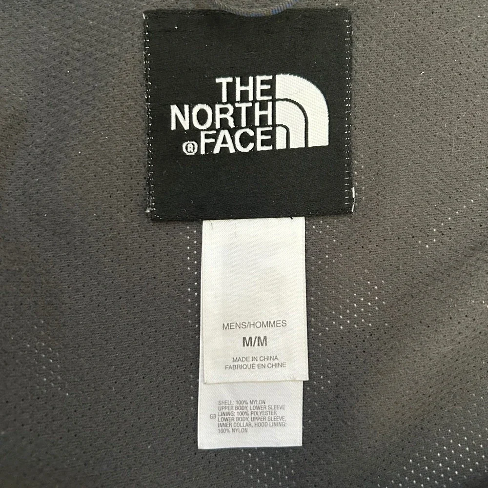 Vintage The North Face HyVent Jacket Mens M Hooded Olive Black Fleece Lined